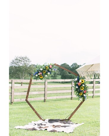 Arch Arrangement Wedding Arrangement