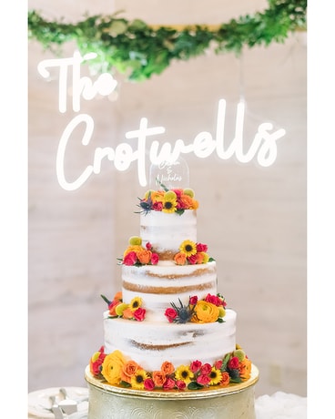 Wedding Cake Flowers Wedding Arrangement