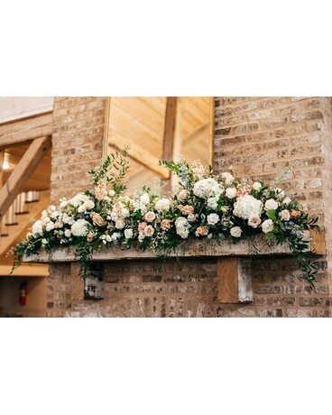 Mantle Arrangement Wedding Arrangement