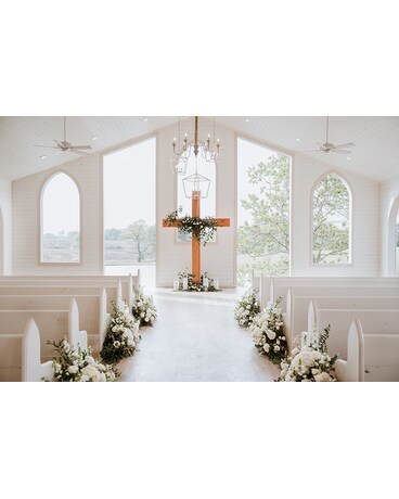 Wedding Chapel Floral Design Wedding Arrangement