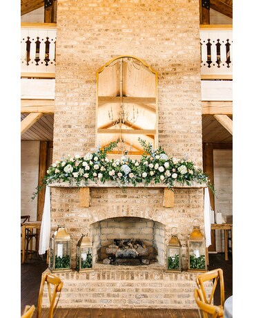 Mantle Arrangement Wedding Arrangement