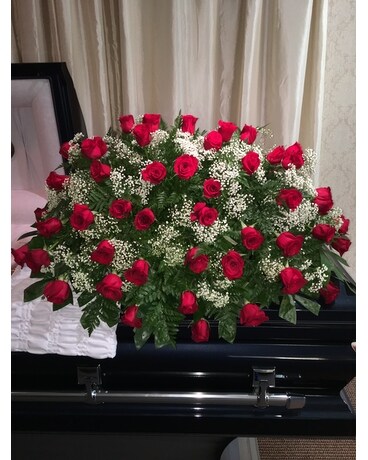 Fresh Casket Spray Funeral Casket Spray Flowers