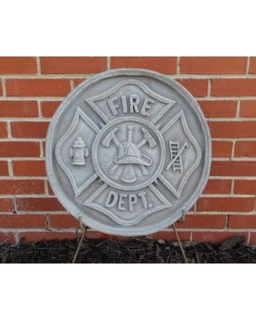 Fire Department round shield Gifts