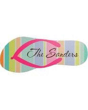 Engraved Flipflop Sign Gifts
