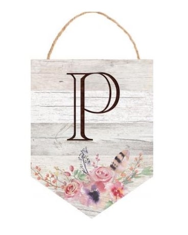 Floral Sign Flower Arrangement