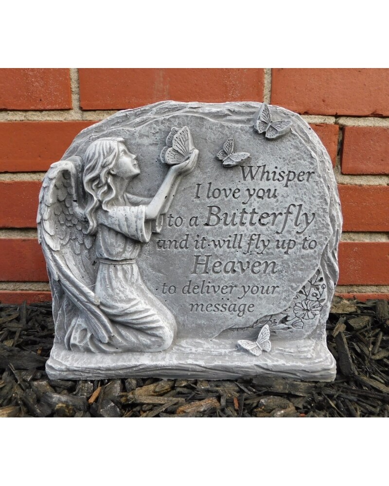 Butterfly/Angel stand up stone in Alexandria MN - Broadway Floral