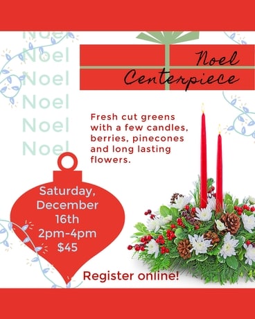 Noel Centerpiece Workshop Custom product