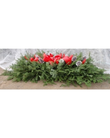 Adult Grave Blanket Flower Arrangement