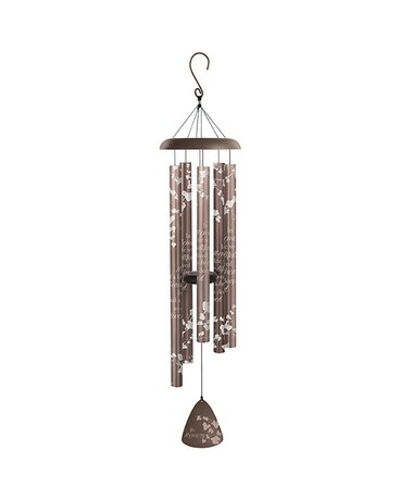 In Memory Silhouette Sonnet Chime Gifts