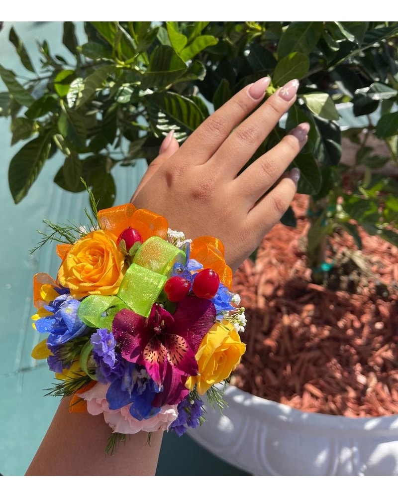 Colorful Corsage Flowers In Houston TX - Ace Flowers