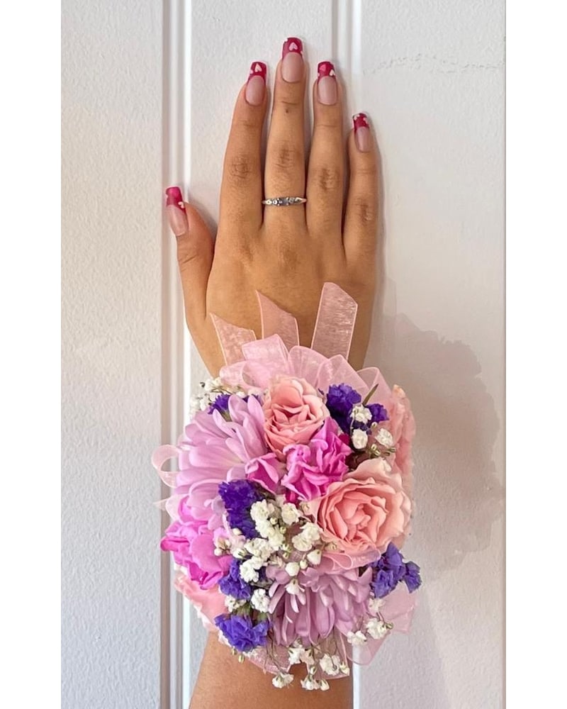 Hot pink Corsage in Houston TX - Ace Flowers