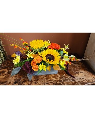 Autumn's Bounty Flower Arrangement