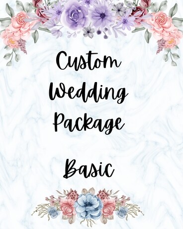 Custom Wedding - Basic Package Flower Arrangement