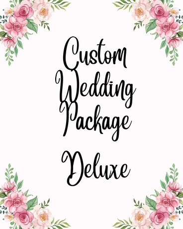 Custom Wedding - Deluxe Flower Arrangement