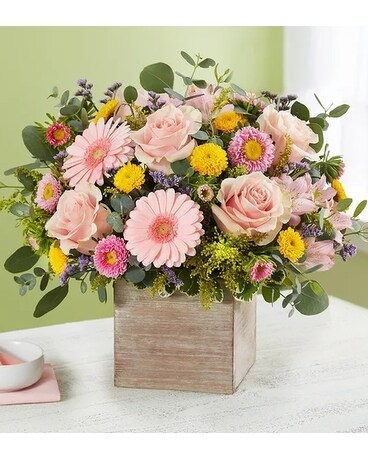 Spring Sentiment Flower Arrangement