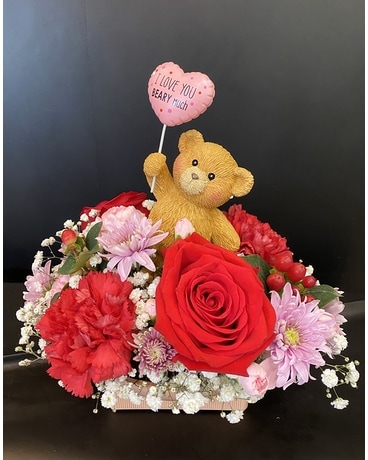 Beary Lovely Flower Arrangement