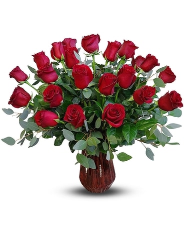 Contemporary Red Roses