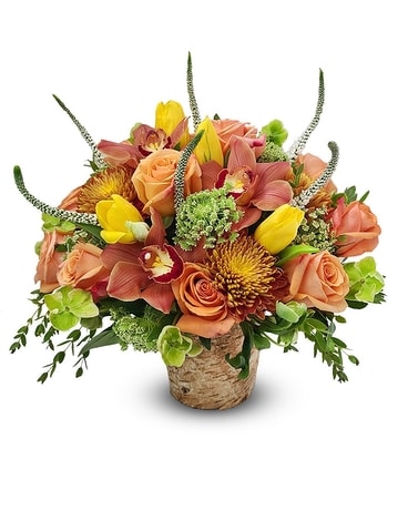 Amber Breeze Flower Arrangement