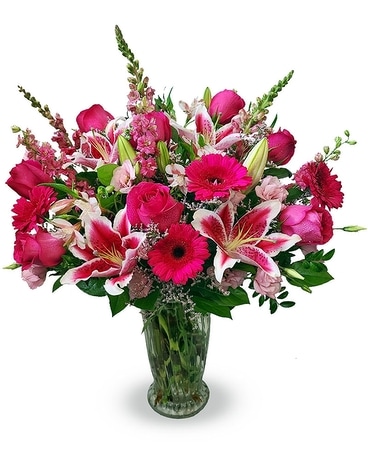 Playfully Pink Flower Arrangement