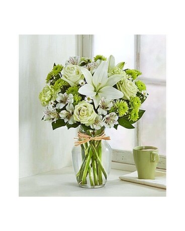 Serene Green - #MF145134M Flower Arrangement