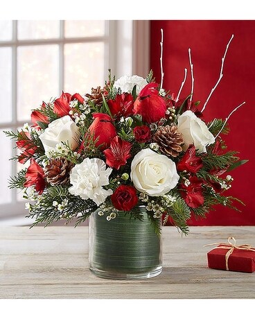 Winter Songbird # 167111L Flower Arrangement