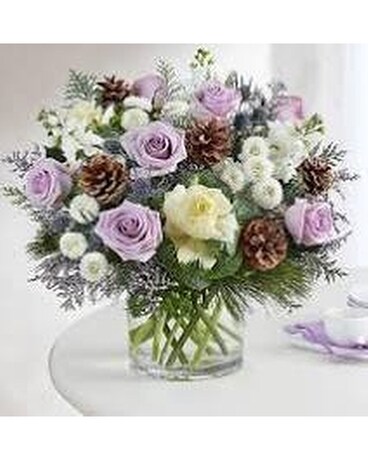 Cold Winter NIghts Flower Arrangement