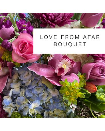 Love from afar by The Flower Shoppe Flower Arrangement