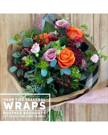 Hand Tied Fall Bouquet Flower Arrangement