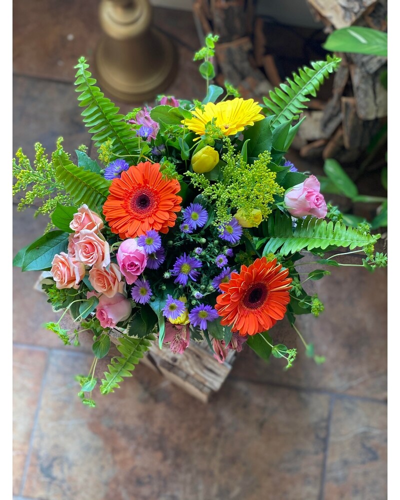 フラワー・リース  Warm Color Bouquet S31-5009__86034.1537976461.386