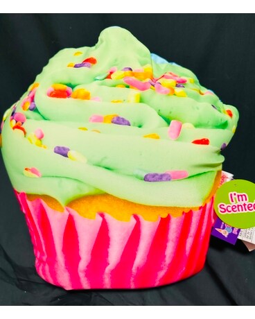 Scented Cupcake Pillow Flower Arrangement