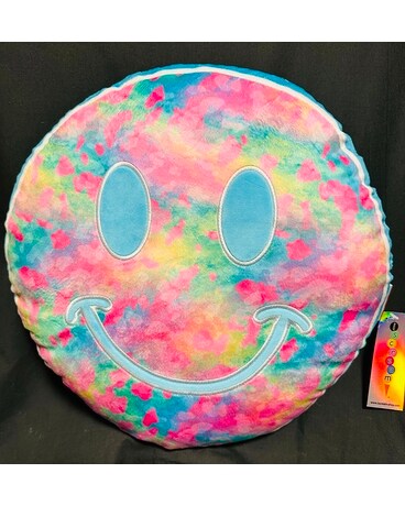 Smilie Face Pillow Flower Arrangement