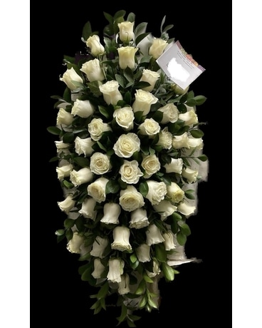 All Rose Standing Spray Flower Arrangement