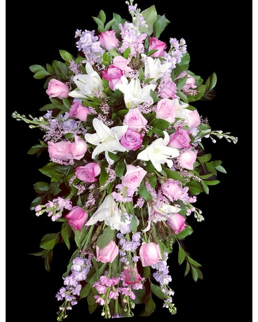 Softly Pink Standing Spray Flower Arrangement