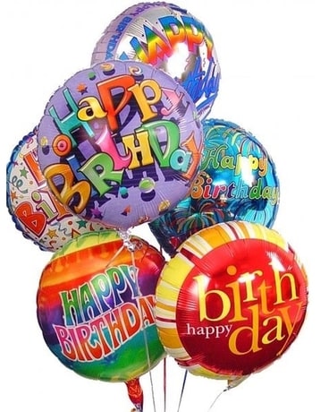 Birthday Balloon Bouquet Flower Arrangement