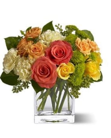 Citrus Sunrise Flower Arrangement