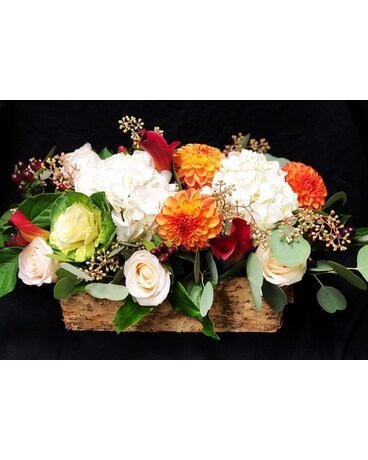 Rustic Harvest New England Centerpiece Flower Arrangement