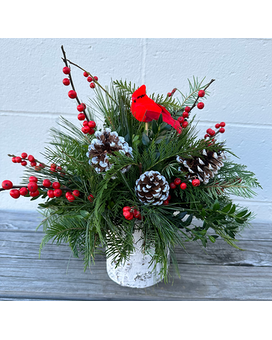 Birch and Berries Flower Arrangement