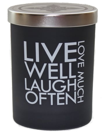 Live Well Fresh Linen Candle Gifts