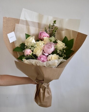 Pink Peonies Bouquet