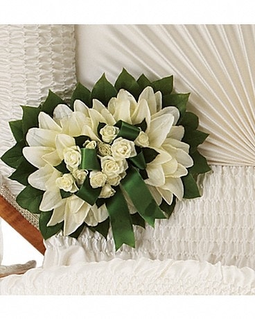 Pure Faith Pillow Flower Arrangement