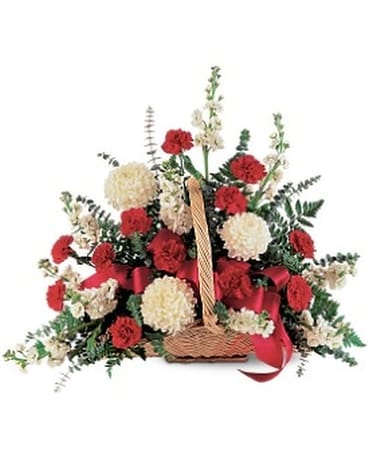Fireside Basket Funeral Arrangement