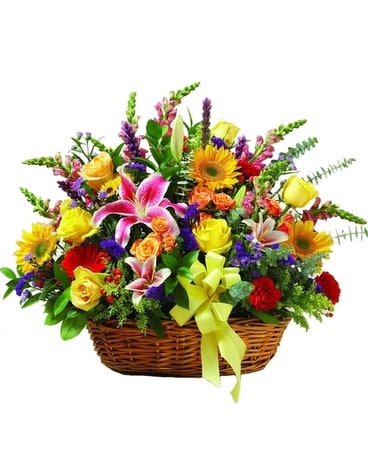 Garden Beauty Funeral Arrangement