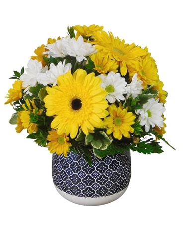 Lemon Meringue Flower Arrangement