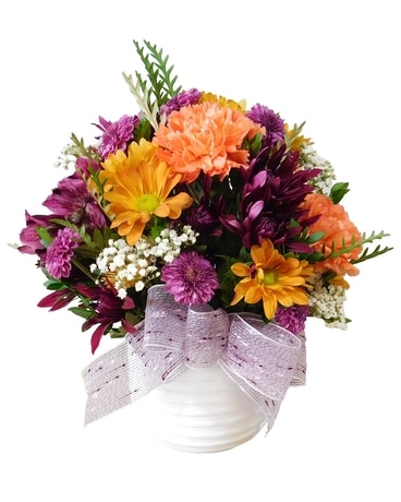 Halloween Sunset Flower Arrangement