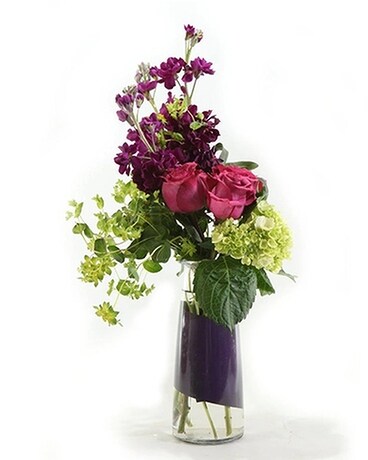 Passionate Purples Flower Arrangement