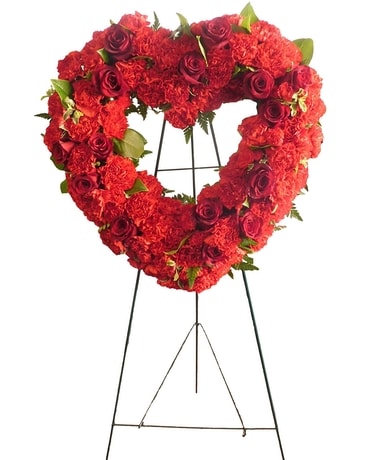 Heartfelt Tribute Flower Arrangement