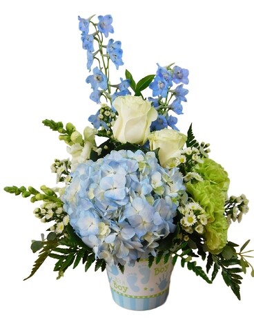 It's A Boy Flower Arrangement