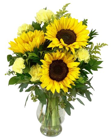 Hello Yellow Flower Arrangement