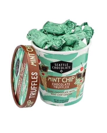 Mint Chip Truffle Pint Flower Arrangement