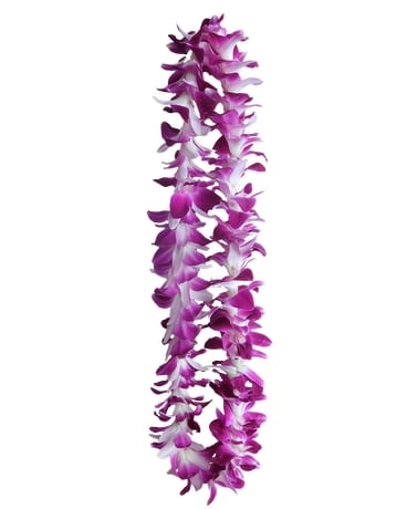 Purple Dendrobium Orchid Lei
